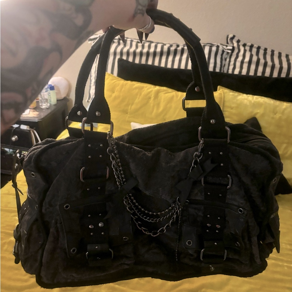 Large black purse